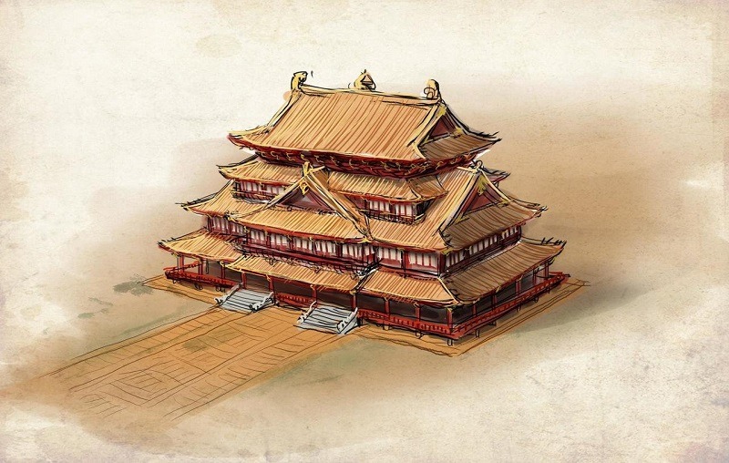 Bột hoàng thanh xưa kia được dùng để dâng lên vua chúa nhà Trần